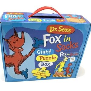 BUNDLE & SAVE🎉 Dr. Seuss Fox in Socks Giant 48 piece Floor Puzzle